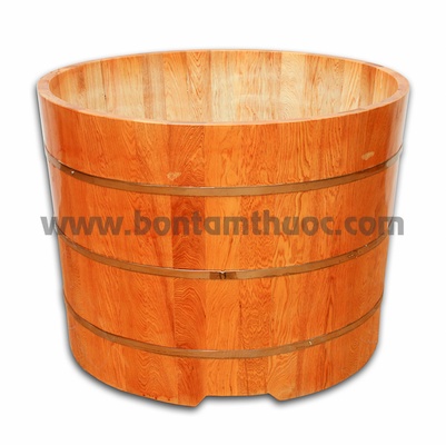 Bồn tắm gỗ tròn mới (loại to)