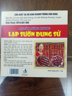 Lạp sườn Dung Sử -Mường Khương -OCOP