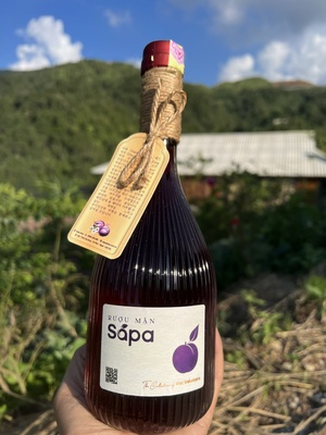 Rượu làng nghề (rượu mận sả xéng sa pa) chai 500 ml - OCOP