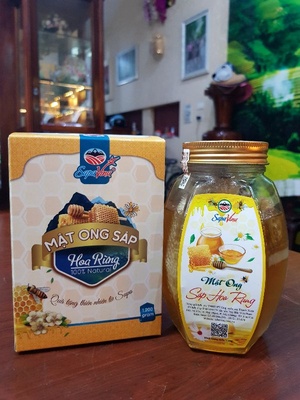 Mật ong sáp hoa rừng lọ 1,2kg