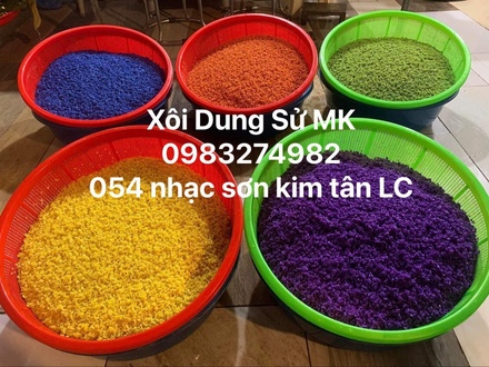 Xôi sắc màu Tây Bắc -Mường Khương