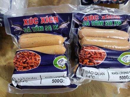 Xúc xích cá Tầm Thức Mai -Sa Pa