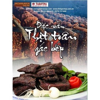 Thịt trâu gác bếp túi 500g