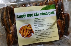 Chuối ngự sấy Hồng Cam